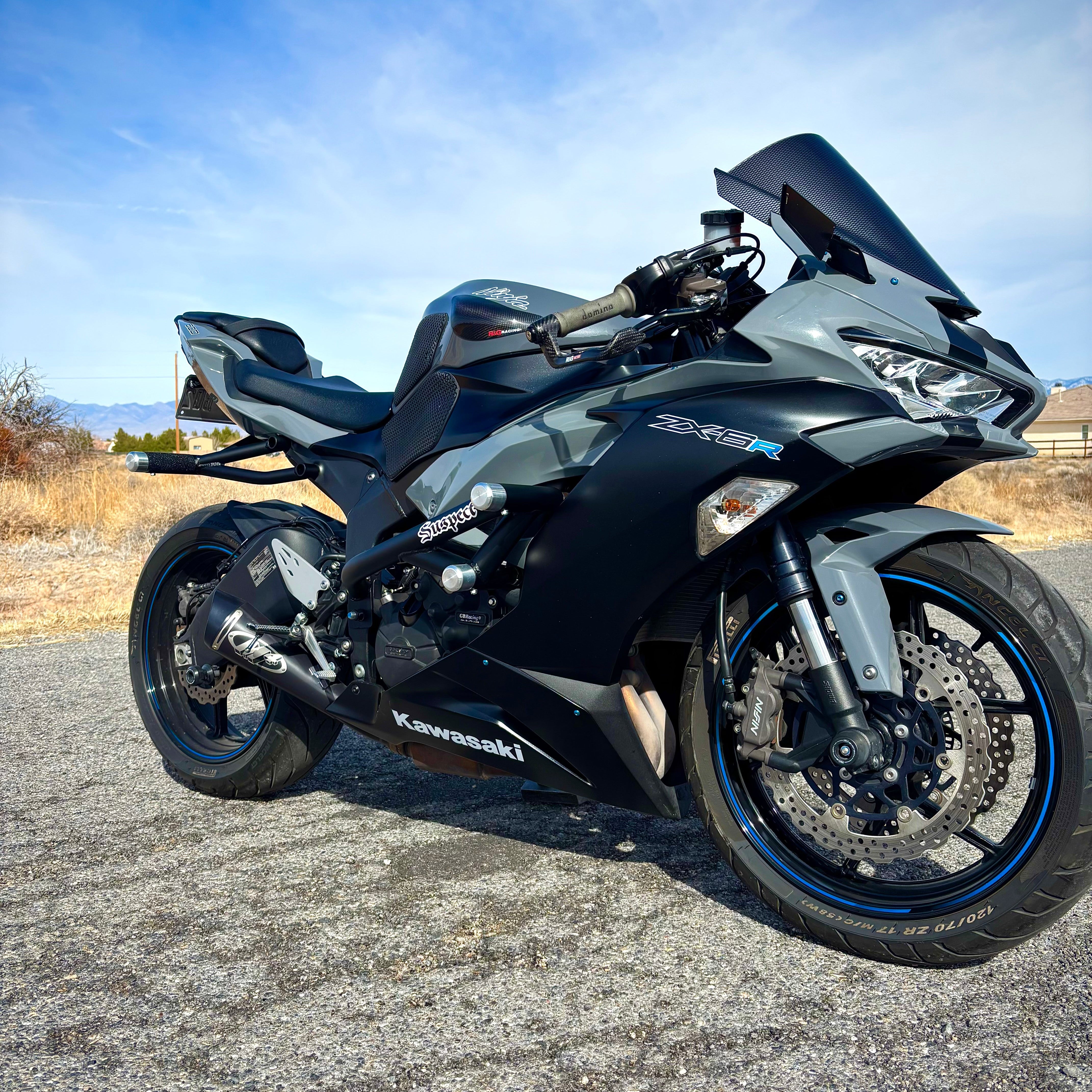 2013-2023 Kawasaki Zx6r 636 Crash Cage – Suspect Stunt Parts