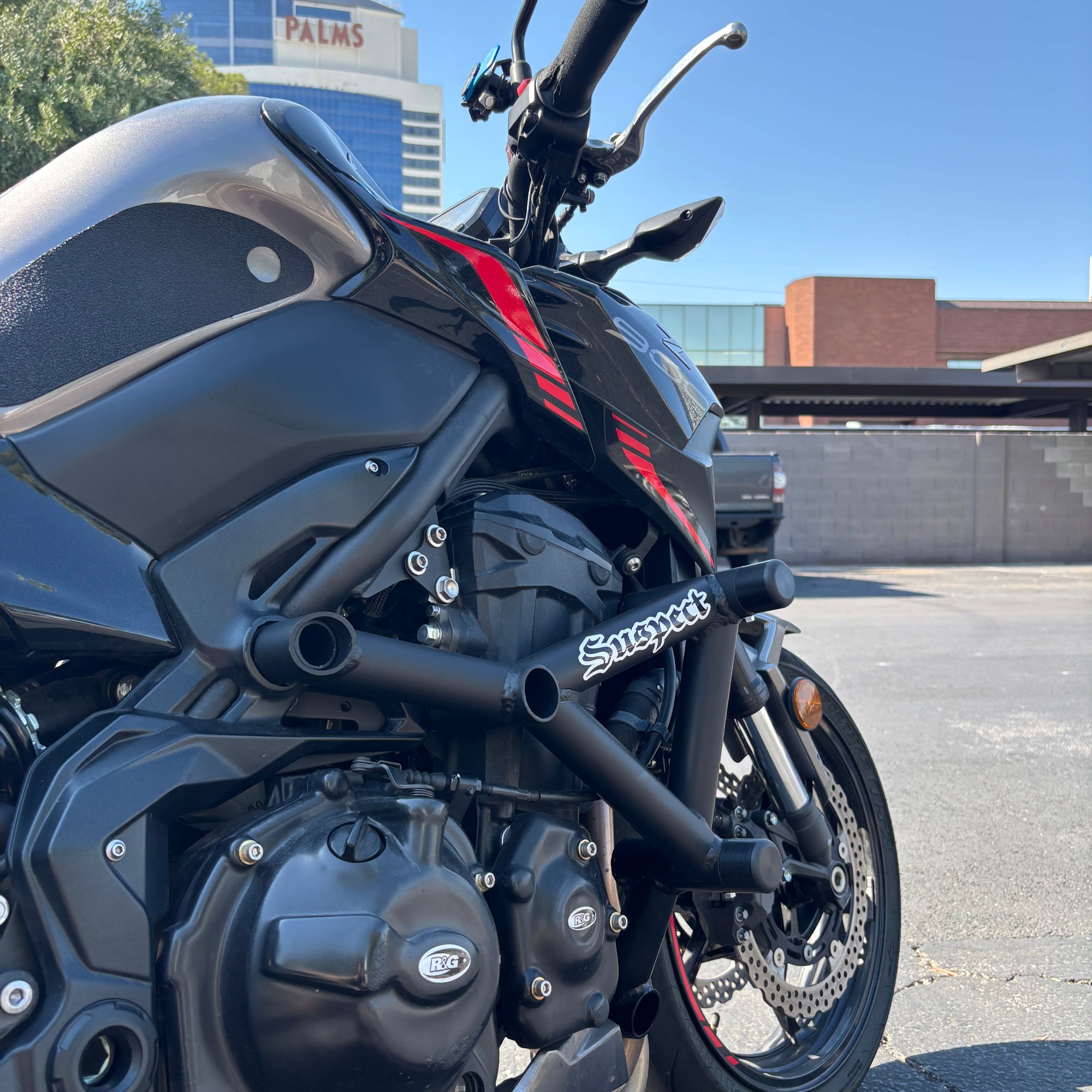 2017-2025 Kawasaki Z900 crash cage – Suspect Stunt Parts