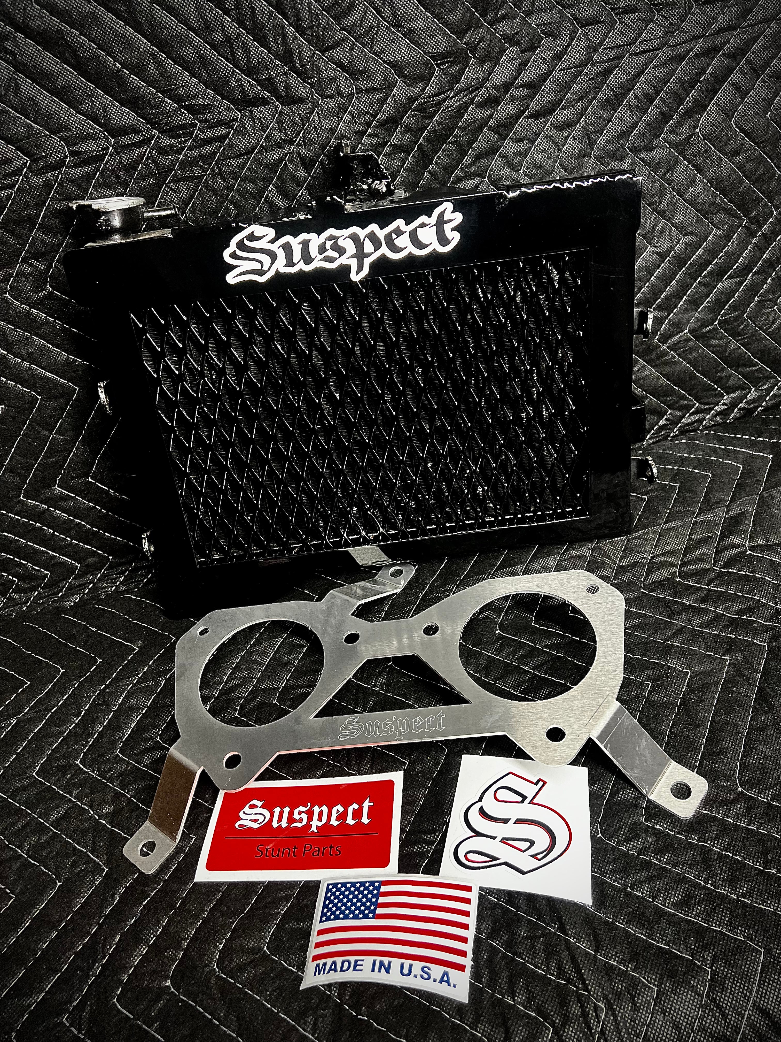 20-24 Yamaha R7 Radiator Cage – Suspect Stunt Parts