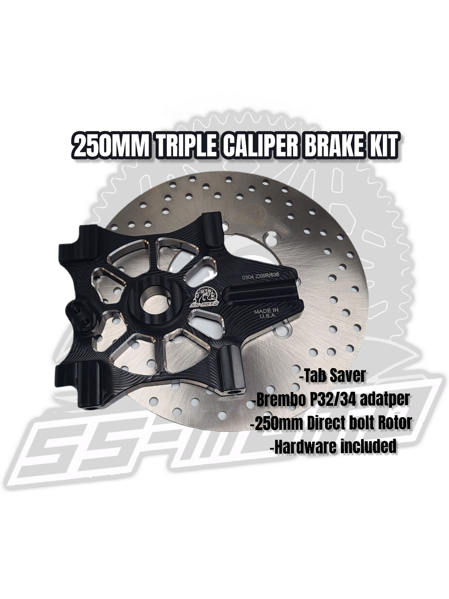 250mm Triple Caliper Brake Bracket