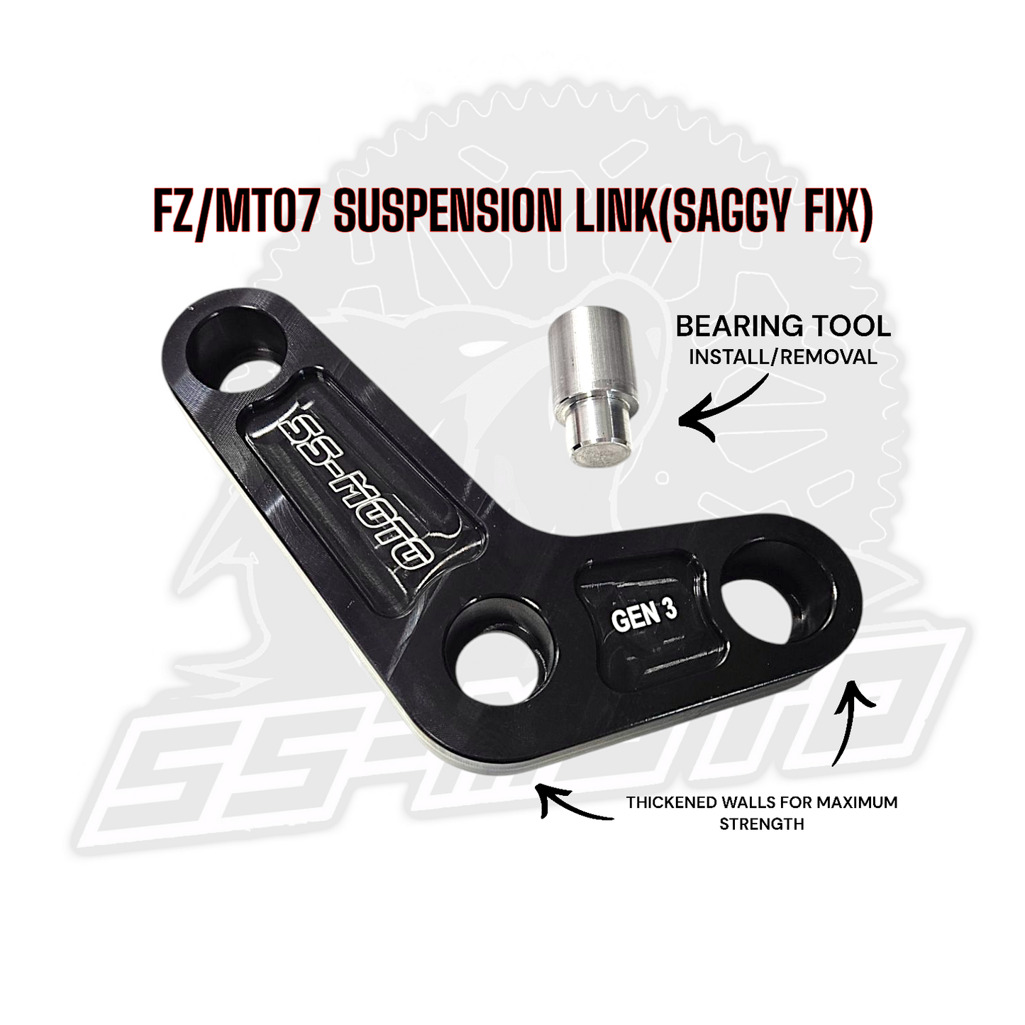 Fz/ Mt07/ R7 2015 Up Saggy Tail Fix