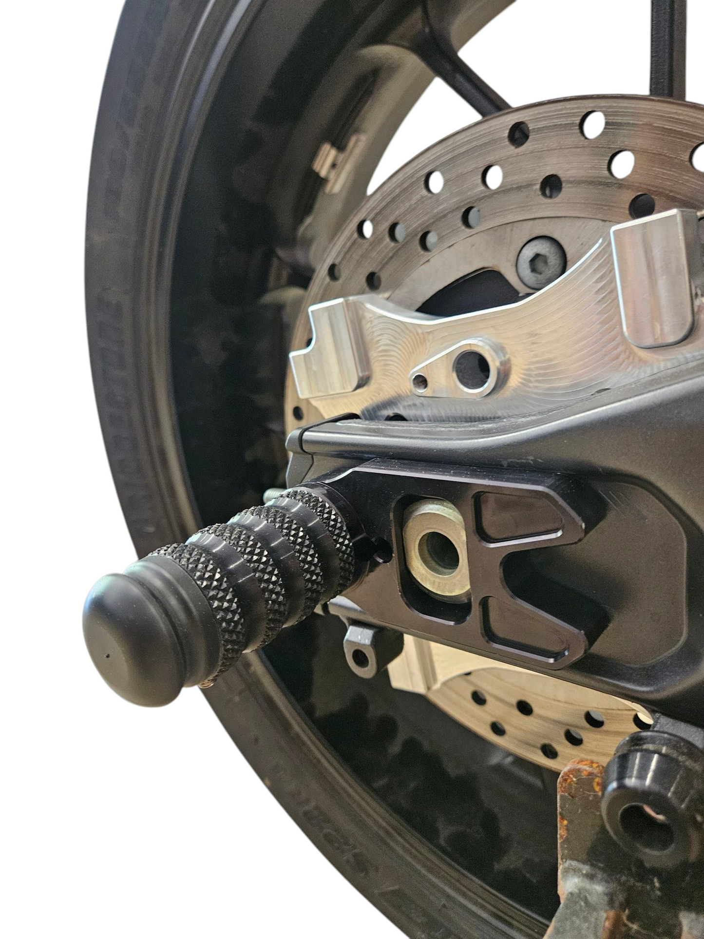 R7 FZ/MT07 REAR AXLE SLIDERS WITH AXLE BLOCKS