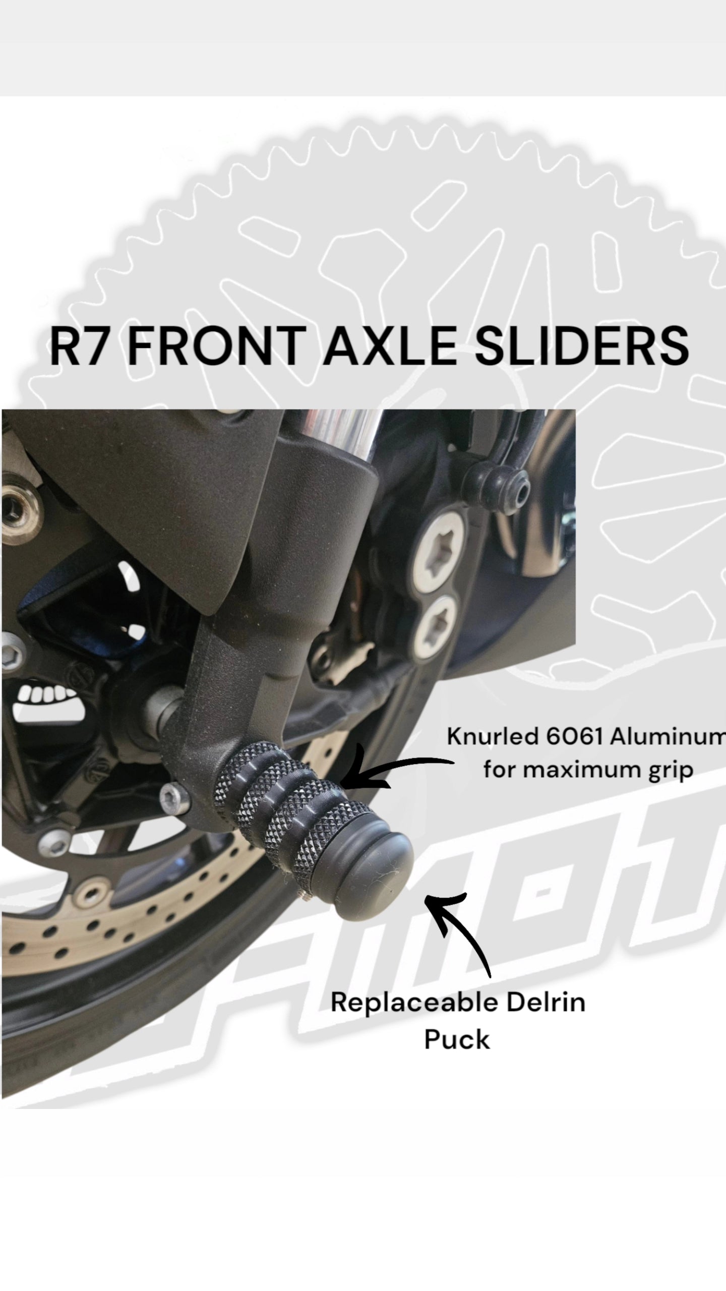 R7 FRONT AXLE SLIDERS