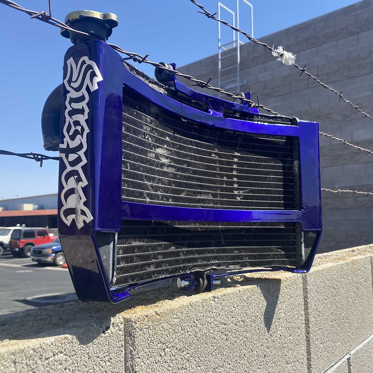 Onpoint Radiator Cage 01-06 Honda F4i Radiator Cage – Suspect Stunt Parts
